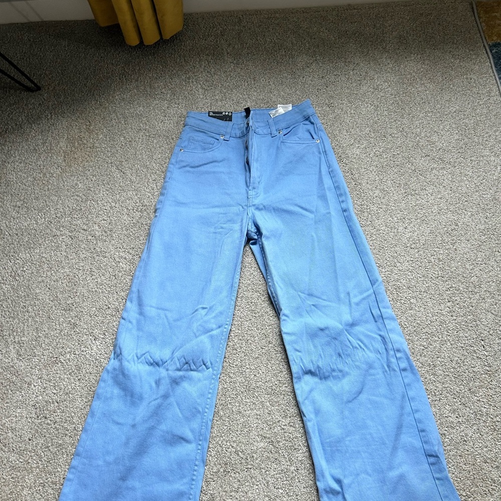 Trendy H&M Divided Blue Flare & Wide Leg Jeans